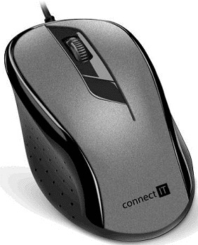 Myš Connect IT CMO-1200 sivá