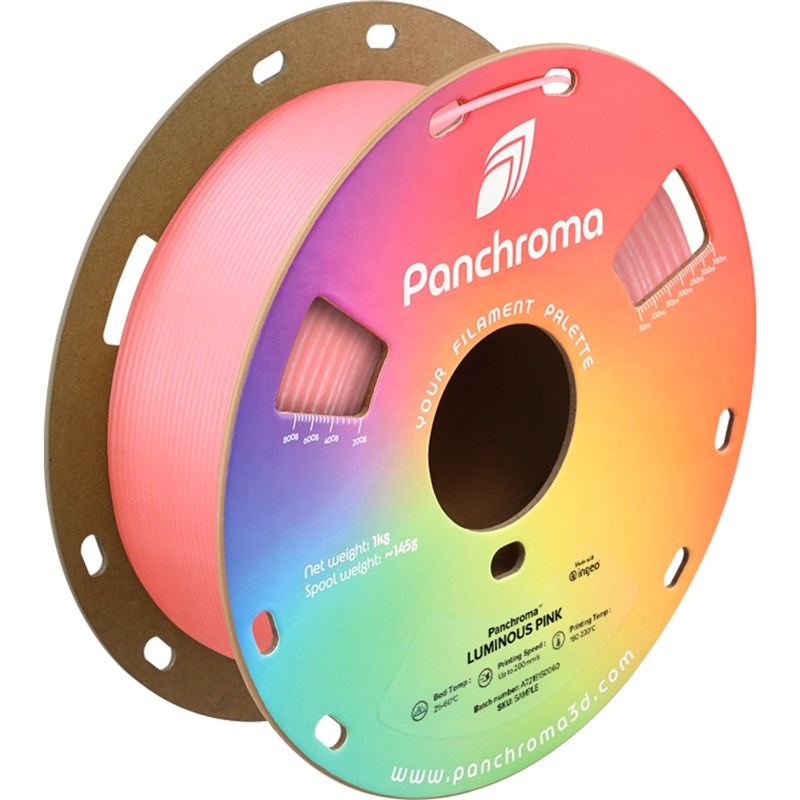 Filament Polymaker Panchroma PLA Luminous - ružový