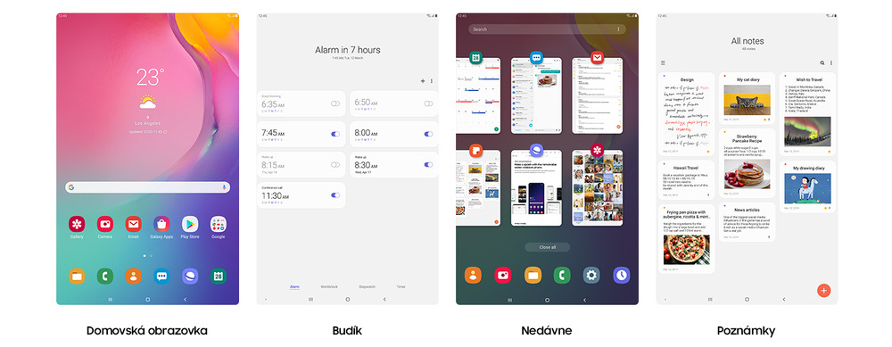 Tablet Samsung Galaxy Tab A 10.1 SK čierny