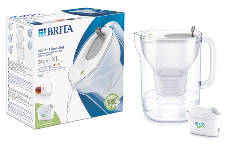 Filtrácia vody BRITA Style XL 3,5 l 2024 sivá