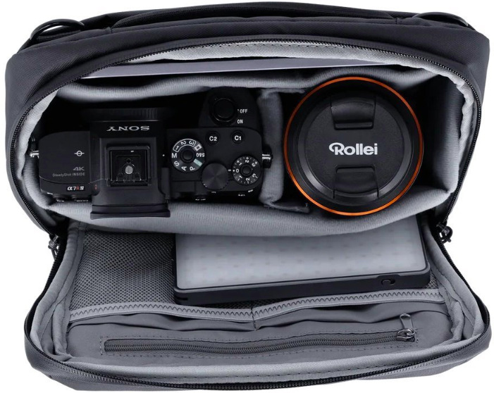 Taška na foto/video Rollei Ocean Slingbag S - čierna