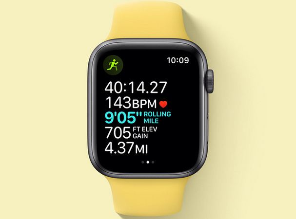 Inteligentné hodinky Apple Watch SE GPS 44mm púzdro z vesmírne sivého hliníka - čierny športový náramok Inteligentné hodinky Apple Watch SE GPS 44mm púzdro z vesmírne sivého hliníka - čierny športový náramok