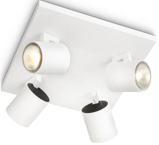 Bodové svietidlo Philips Runner, 4xGU10 biele