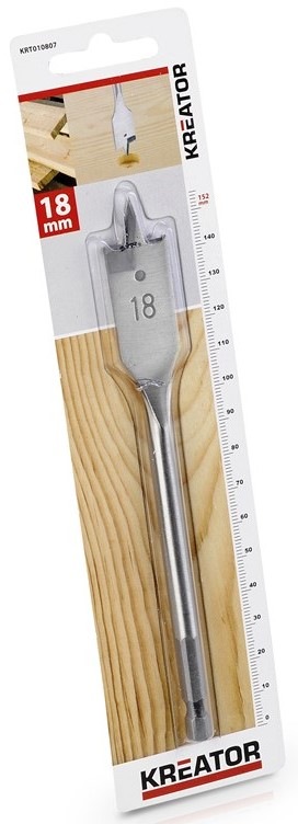 Vrták Kreator KRT010807, do dreva 18×152 mm