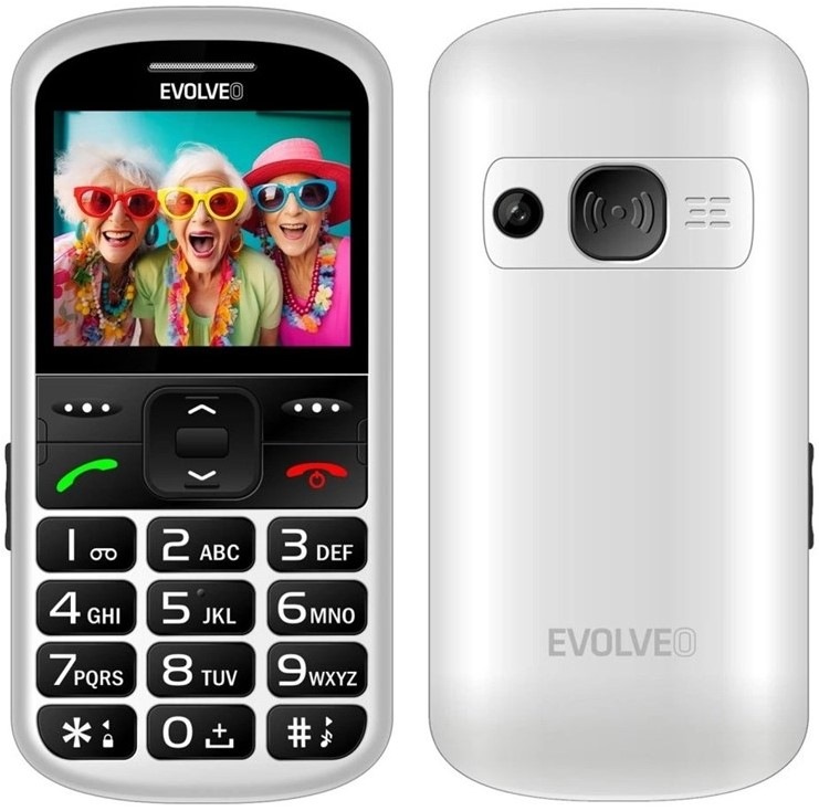 Mobilný telefón Evolveo EasyPhone XS - biely