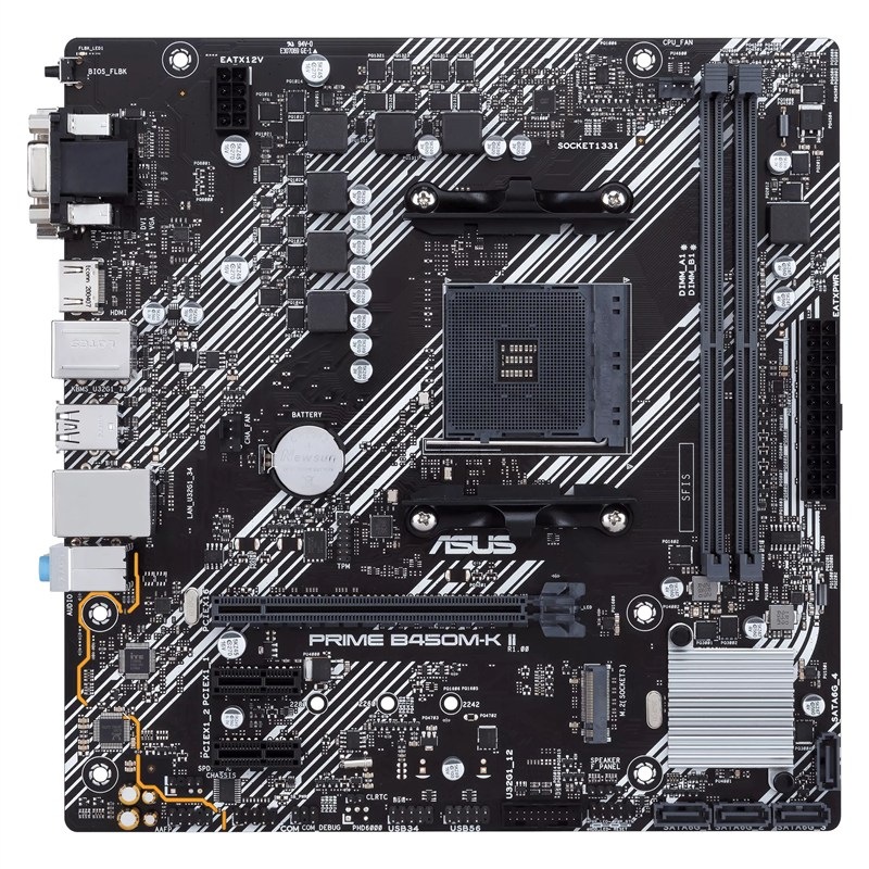 Základná doska Asus PRIME B450M-K II, mATX