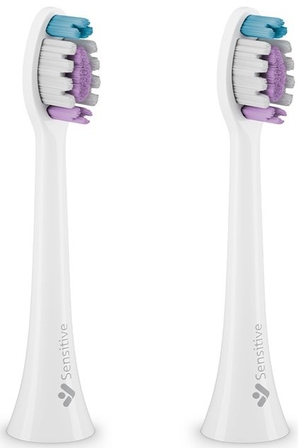 Náhradná hlavica TrueLife SonicBrush Clean-series heads Sensitive white 2 pack pre modely TrueLife SonicBrush Clean30 a Clean70 UV