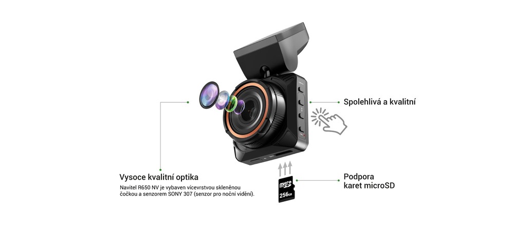 Autokamera NAVITEL R650 NV čierna Autokamera NAVITEL R650 NV čierna