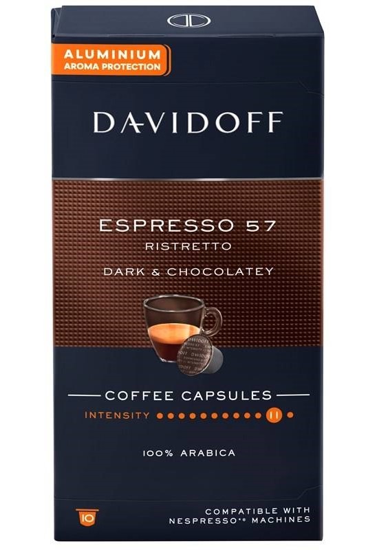 Kapsuly pre espressá Davidoff Café Espresso 57 55 g Ristretto (10 ks)