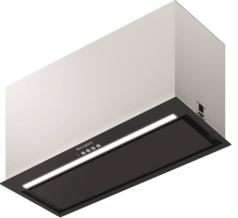 Faber INKA LUX 3.0 EVO BK MATT A70, čierna