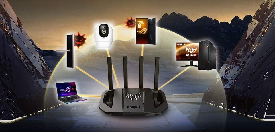 Router Asus TUF-BE3600 čierny