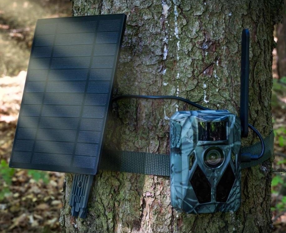 Fotopasca Evolveo StrongVision Solar 4G maskáčová farba Fotopasca Evolveo StrongVision Solar 4G maskáčová farba