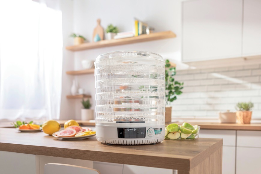 Sušička ovocia Gorenje FDK500GCW biela Sušička ovocia Gorenje FDK500GCW, v domácnosti