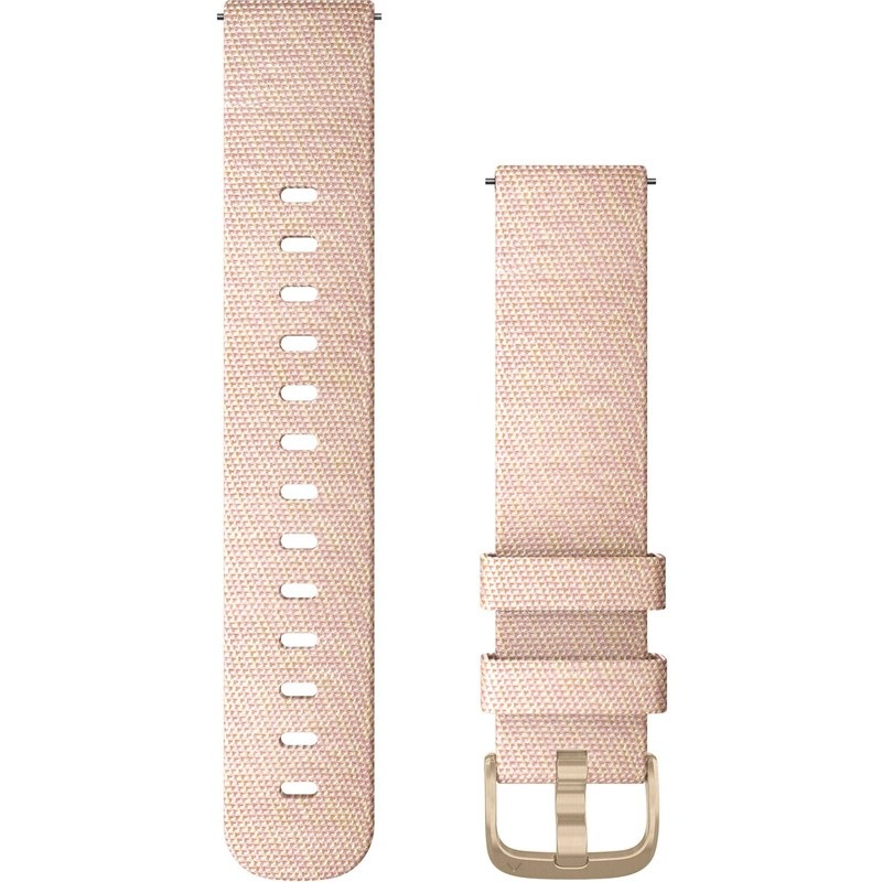 Remienok Garmin Quick Release (20 mm), nylonový, pracka light gold ružový