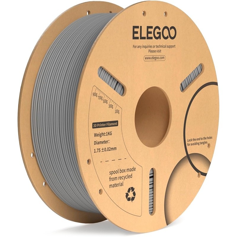 Filament Elegoo PLA+ 1,75mm - šedý