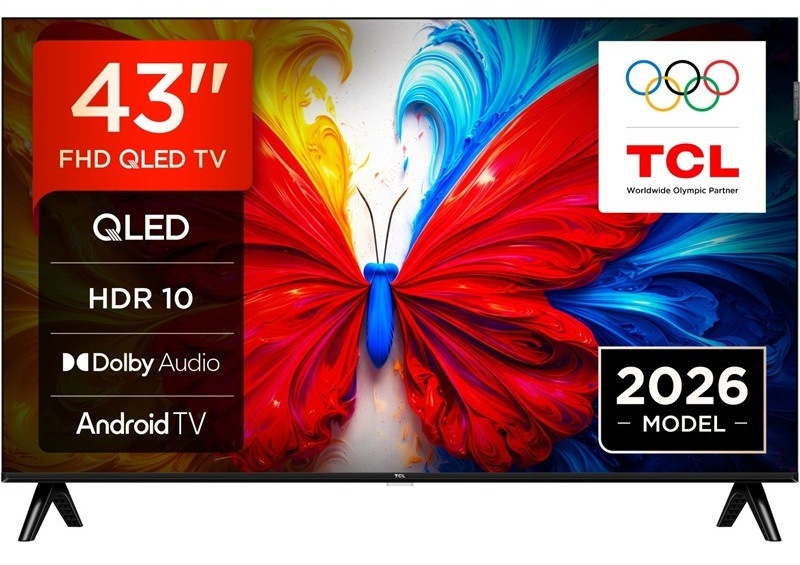 Televízia TLC 43S5L s uhlopriečkou 108 cm.