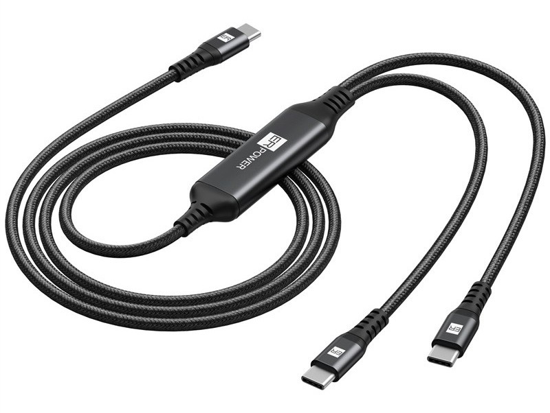 Napájací kábel ER Power s dĺžkou 1,5 metra, čierna farba