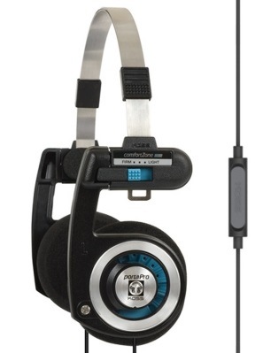 Slúchadlá Koss Porta Pro Microphone čierna