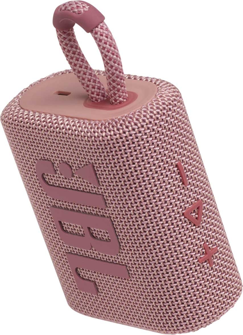 Prenosný reproduktor JBL GO3 ružový