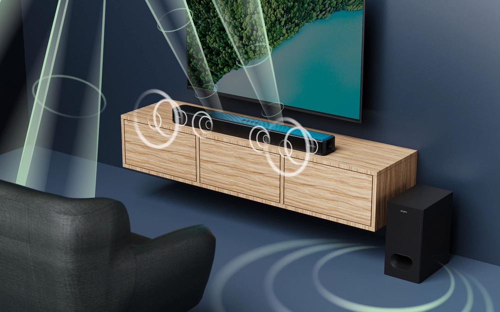 Soundbar Majority Sierra Plus čierny