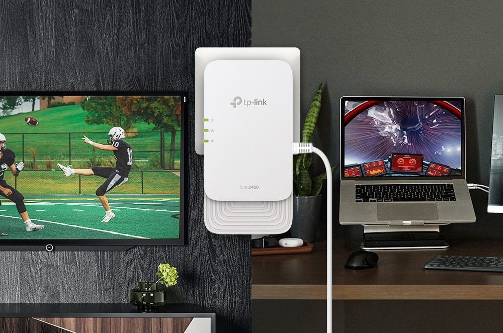Sieťový rozvod LAN po 230V TP-Link PGW2440 KIT biely „“