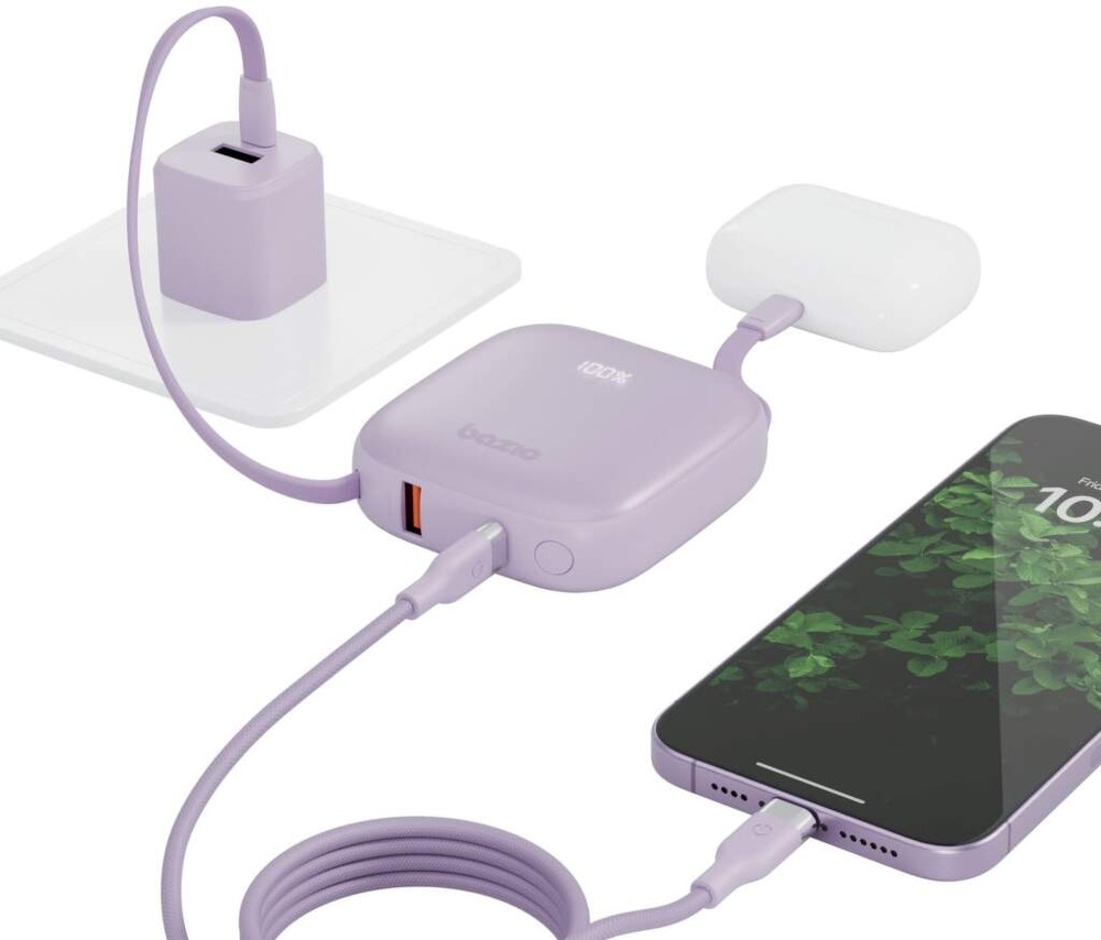 Powerbank Energea Bazic GoPower Fusion 10000 mAh fialový Powerbank Energea Bazic GoPower Fusion 10000 mAh fialový