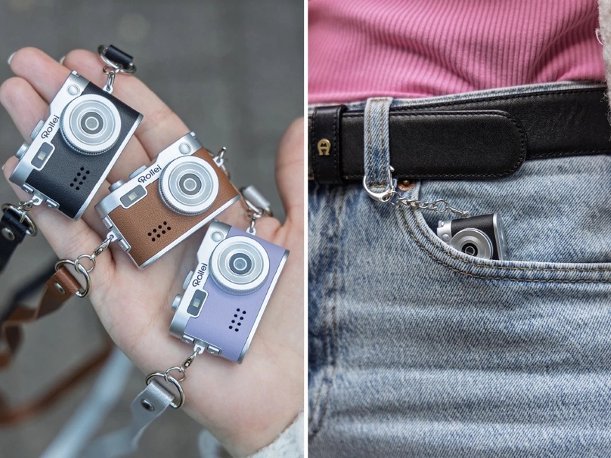 Digitálny fotoaparát Rollei Mini Digitalkamera fialový Rollei Mini Digitalkamera, fialová