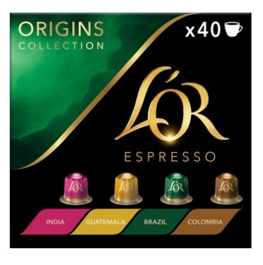 Kapsule L'OR Espresso Origins mix (40 ks)