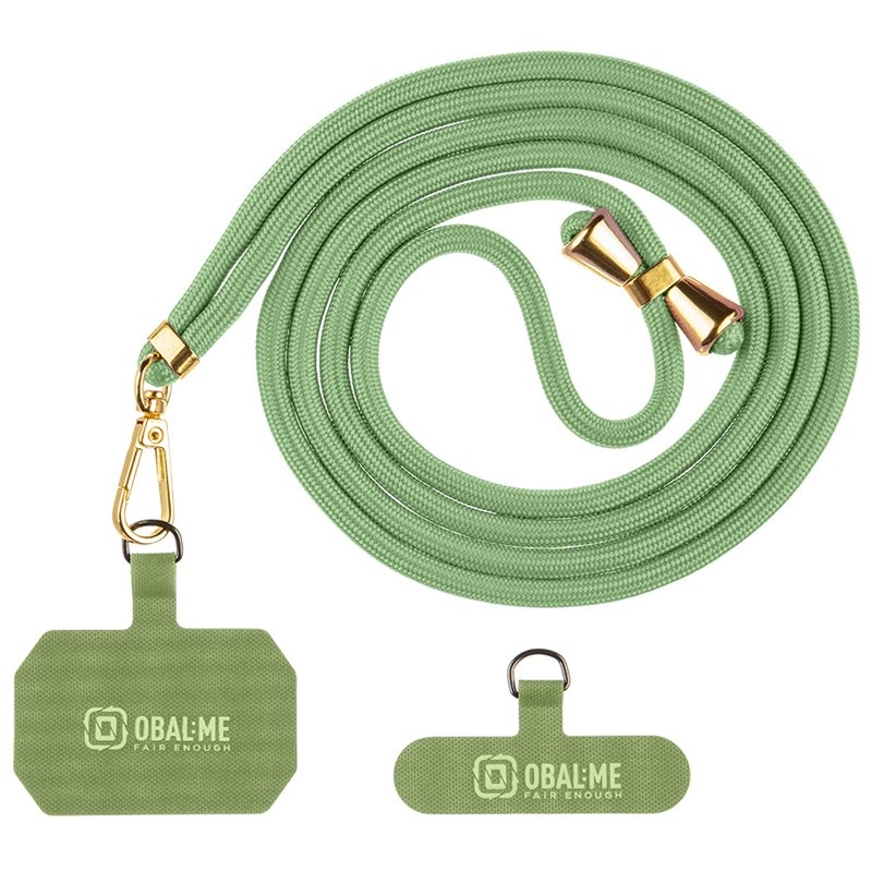 Popruh na krk Obal:Me NeckTag Allure - zelený