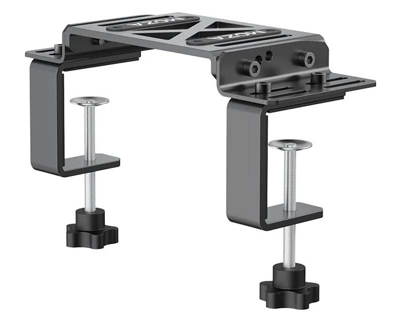 Svorky Moza Racing Table Clamp v čiernej farbe.