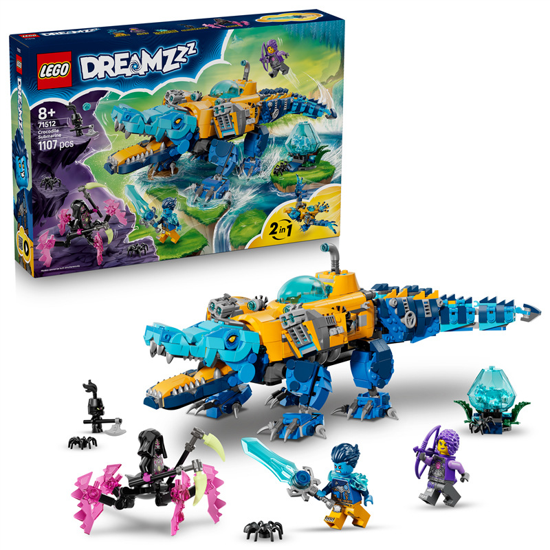 Stavebnica LEGO® DREAMZzz™ 71512 Krokodília ponorka