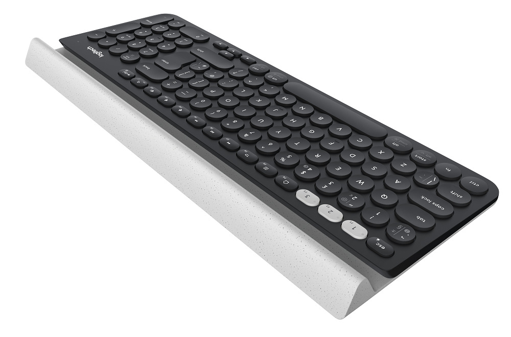 Klávesnica Logitech Wireless K780, US sivá/biela Klávesnica Logitech Wireless K780, US sivá/biela