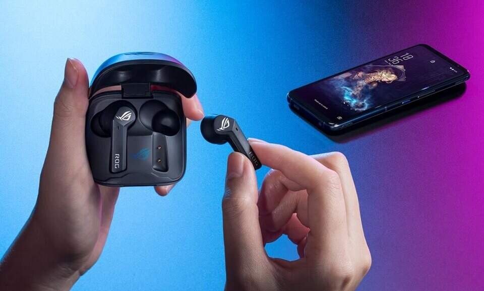 Headset Asus ROG Cetra TRUE WIRELESS biely Headset Asus ROG Cetra TRUE WIRELESS biely