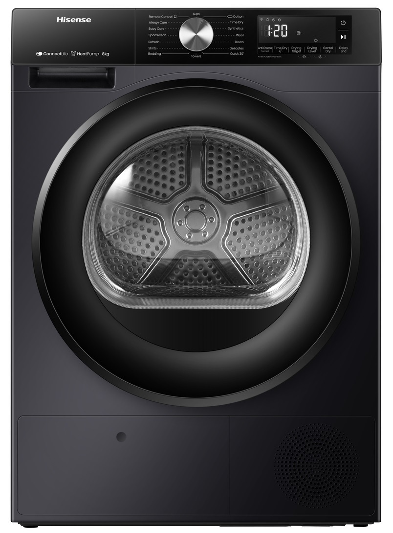 Sušička Hisense DH3S802BB3, čierna