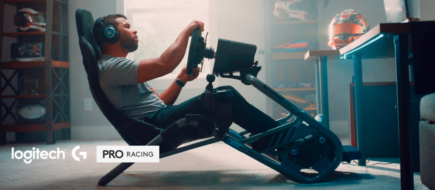 Volant Logitech G PRO Racing Wheel PS/PC čierny Závodná zostava s volantom Logitech G PRO Racing Wheel a ergonomickým kokpitom