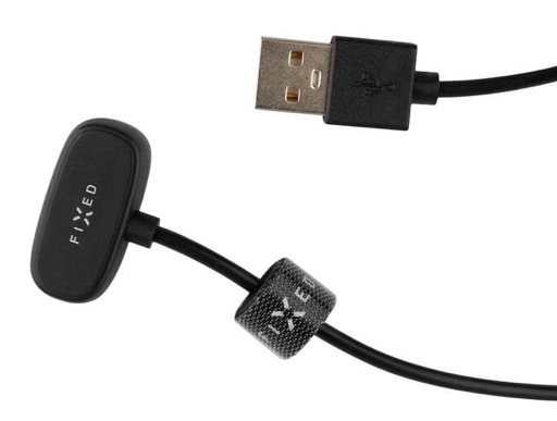 Nabíjací kábel FIXED na Amazfit GTR 2/GTS 2 čierny