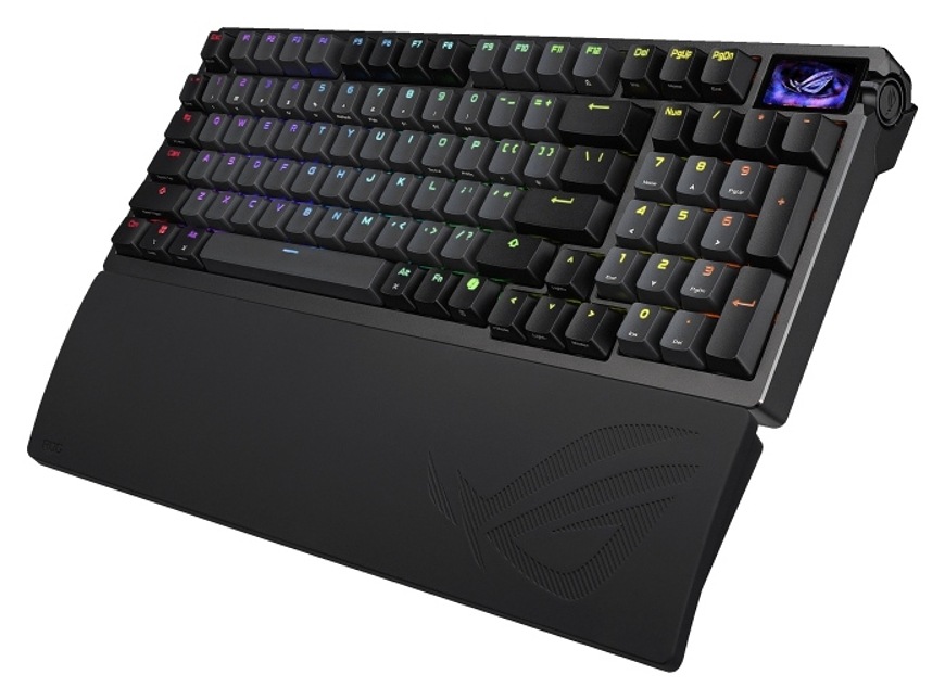 Klávesnica Asus ROG Azoth 96 HE CZ/SK čierna Asus ROG Azoth 96 HE – herná klávesnica s opierkou zápästia