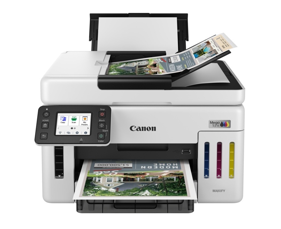 Súčasťou výbavy tlačiarne Canon je automatický podávač dokumentov na 50 listov, takže tlač bude rýchlejšia ako kedykoľvek predtým.