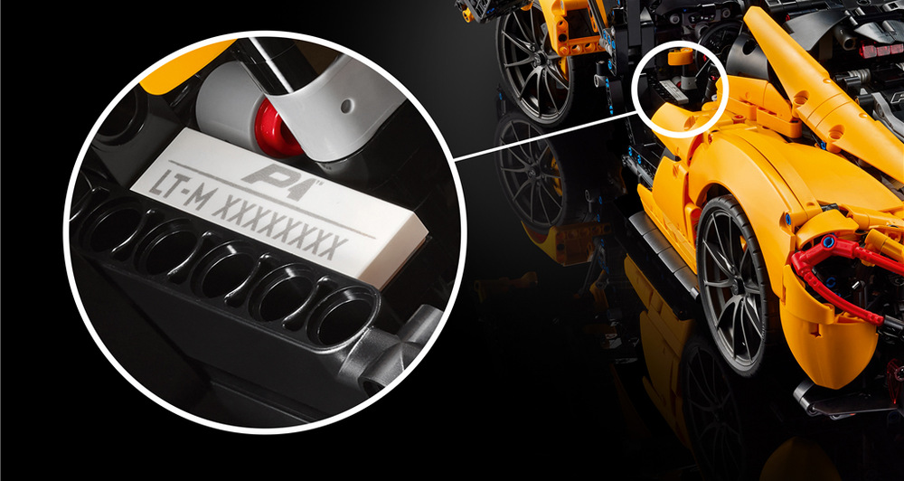 Stavebnica LEGO® Technic 42172 McLaren P1™ Sériové číslo, 3D návod v aplikácii LEGO Builder a pôsobivé spracovanie poteší zberateľov i milovníkov superáut.