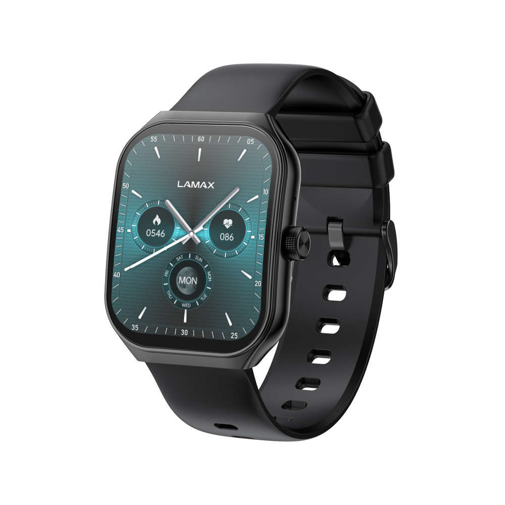 Inteligentné hodinky LAMAX Flow AMOLED čierne