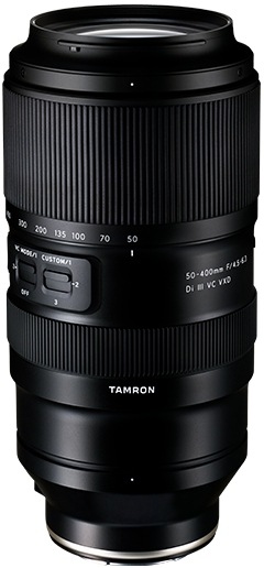 Tamrón 50-400 mm F/4.5-6.3 Di III VC VXD, čierna