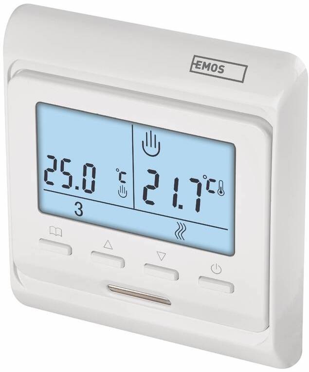 Termostat EMOS podlahový, programovateľný, drôtový, P5601UF