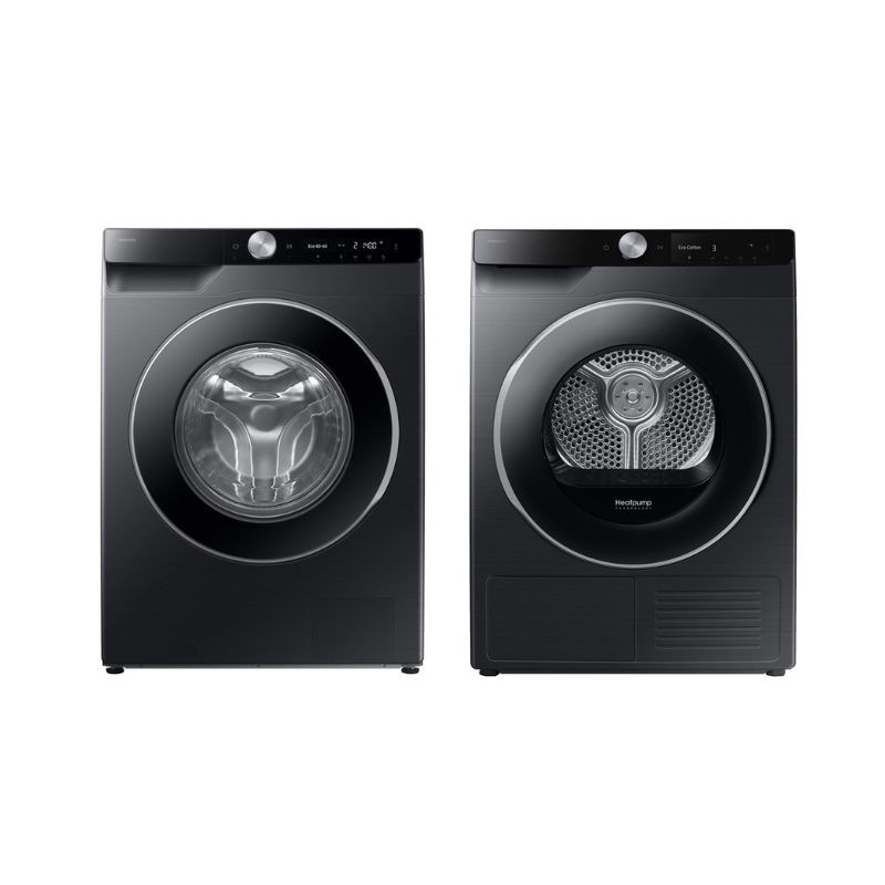 Set práčka Samsung WW90DG6U85LBU4 čierna farba + sušička DV90DG6845LBU4 čierna farba