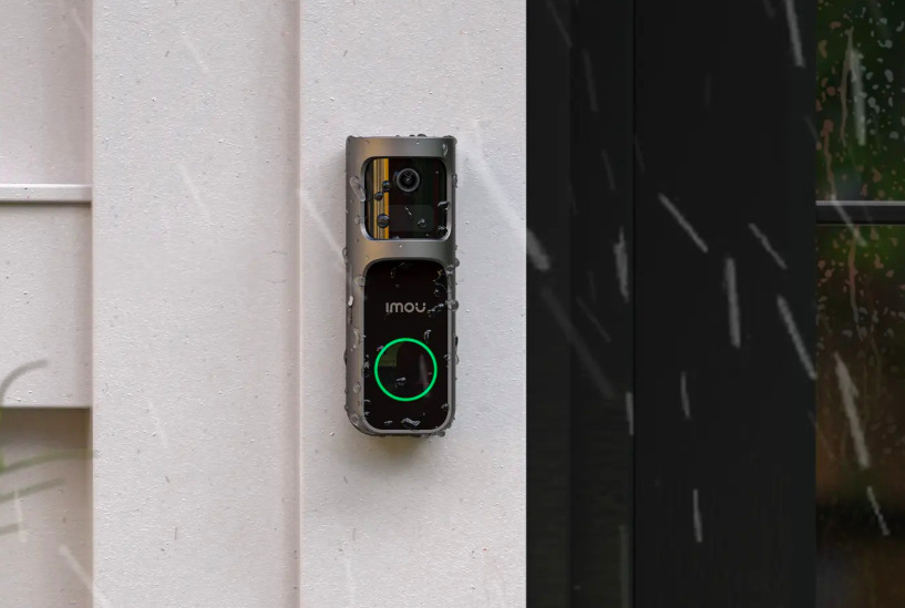 Videozvonček Imou Doorbell 2S Kit čierny Videozvonček Imou Doorbell 2S odolný voči dažďu pri vonkajšom používaní