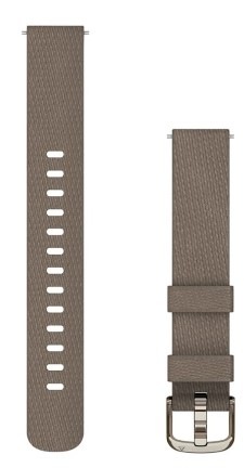 Remienok Garmin Lily 2 (14 mm), nylonový, Coffee/Cream Gold