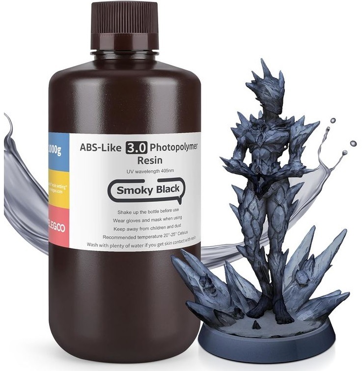 UV resin Elegoo ABS-likeV3 1kg - smoky black UV resin Elegoo ABS-likeV3 1kg - smoky black