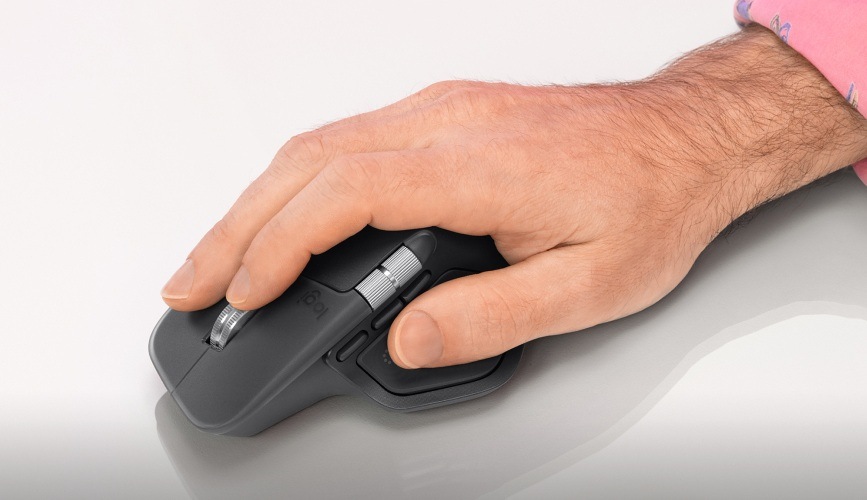 Myš Logitech MX Master 4 sivá