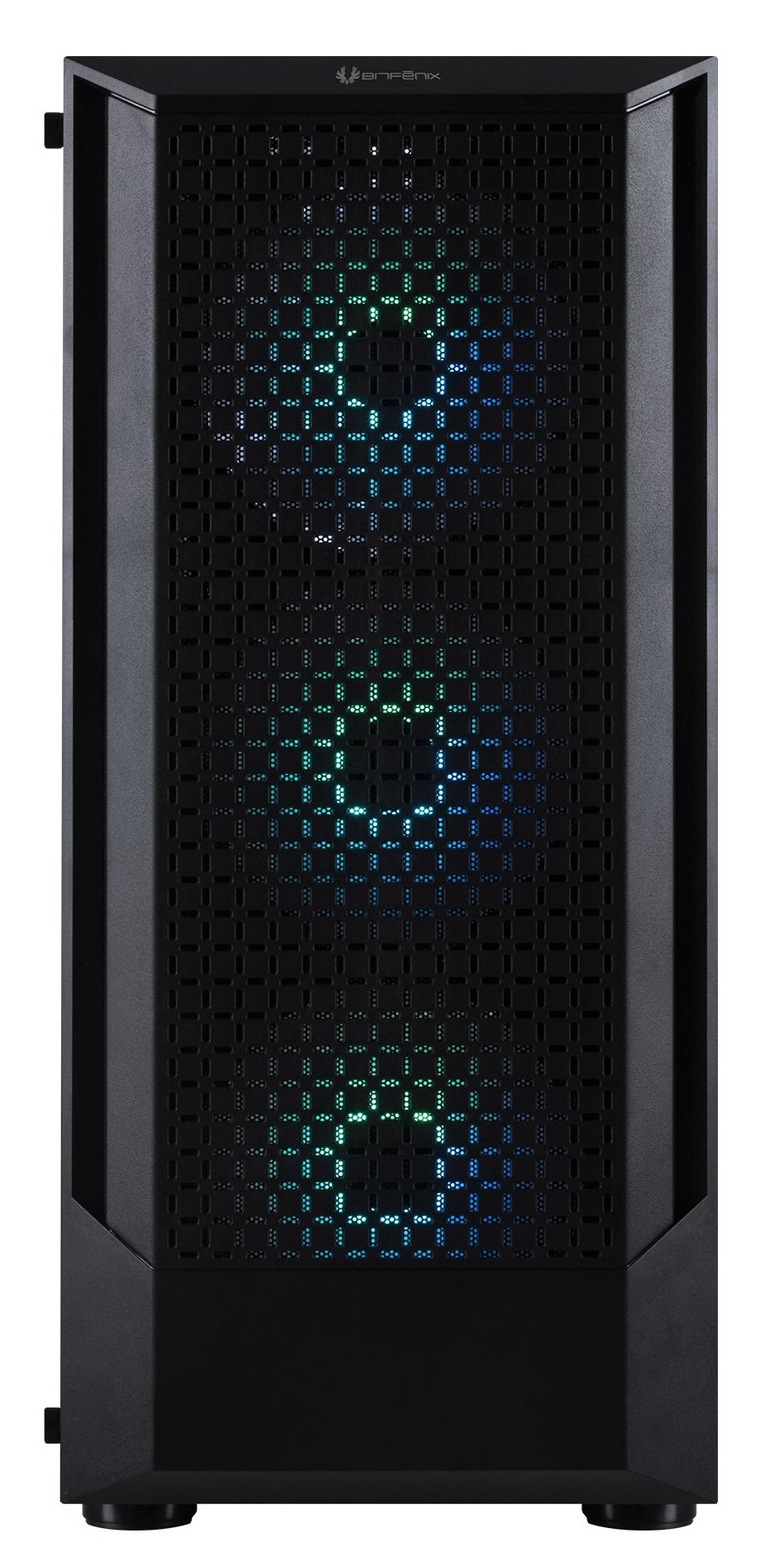 Case BitFenix ​​C50 Negro z prednej strany