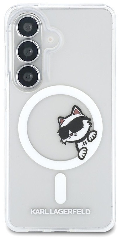 Kryt na mobil Karl Lagerfeld na Samsung Galaxy S26, priehľadná farba