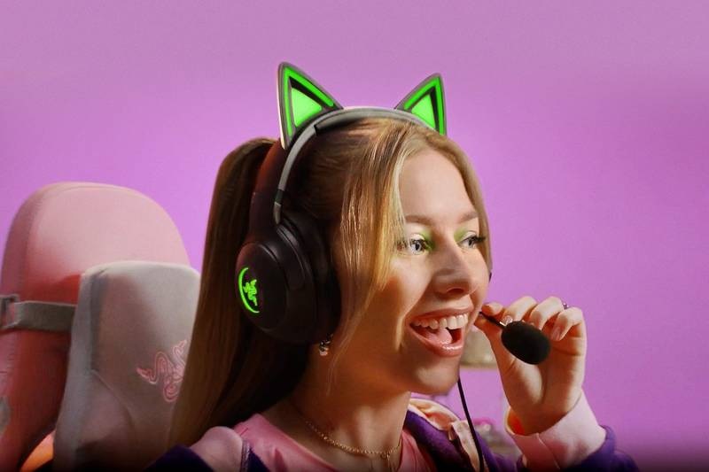 Headset Razer Kraken Kitty V2 čierny Headset Razer Kraken Kitty V2 čierny
